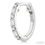 Baguette Petite Diamond Fashion Huggie Earrings