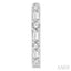Baguette Petite Diamond Fashion Huggie Earrings