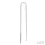 Tapered Threader Diamond Long Chain Earrings