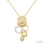 Hexagon Shape Diamond Fashion Pendant