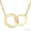 Interlock Diamond Fashion Pendant