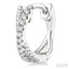 Petite Diamond Huggie Fashion Earrings