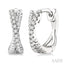 Petite Diamond Huggie Fashion Earrings