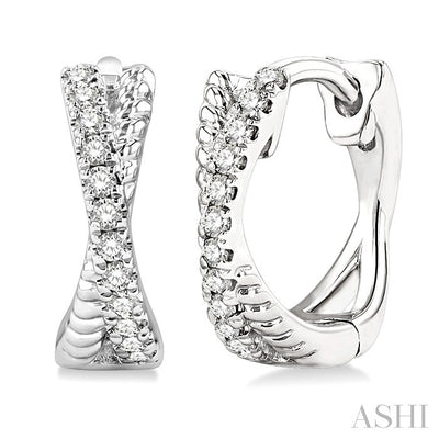 Petite Diamond Huggie Fashion Earrings