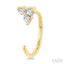 Petite Diamond Huggie Earrings