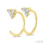 Petite Diamond Huggie Earrings
