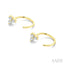 Petite Diamond Huggie Earrings