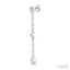 Diamond Station Long Chain Earrings