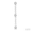 Diamond Station Long Chain Earrings