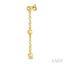 Diamond Station Long Chain Earrings