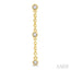 Diamond Station Long Chain Earrings