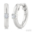 Petite Diamond Huggie Fashion Earrings
