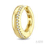 Petite Diamond Fashion Huggie Cuff Earrings