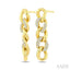 Curb Link Diamond Fashion Earrings