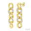 Curb Link Diamond Fashion Earrings