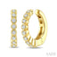 Petite Diamond Fashion Huggie Cuff Earrings