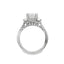 Emerald-cut Diamond Three Stone Engagement Ring