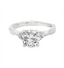 Round Diamond Twist Engagement Ring