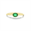 Emerald & Diamond Fashion Ring