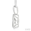 Cushion Shape Emotion Diamond Pendant
