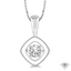 Cushion Shape Emotion Diamond Pendant