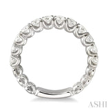 1 1/5 ctw Diamond Matching Wedding Band in 14K White Gold
