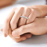 1 1/5 ctw Diamond Matching Wedding Band in 14K White Gold