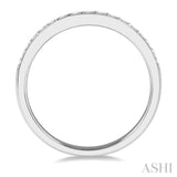 1/4 ctw Round Cut Diamond Wedding Band in 14K White Gold