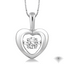 Heart Shape Emotion Diamond Pendant