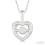 Heart Shape Emotion Diamond Pendant