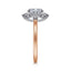 Oval Diamond Halo Engagement Ring
