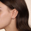 Diamond Huggie Hoop Earrings