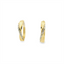 Diamond Huggie Hoop Earrings