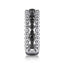 Bujukan Sterling Silver Black Spinel Fashion Ring