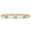 Bujukan Blue Topaz Bangle Bracelet