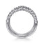 Bujukan Sterling Silver White Sapphire Fashion Ring