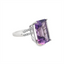 Amethyst & Diamond Fashion Ring