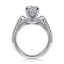 Round Diamond Contemporary Engagement Ring