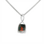 Garnet Solitaire Pendant