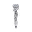 Round Diamond Split Shank Engagement Ring