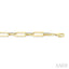 Aeris Gold Paperclip Diamond Fashion Bracelet