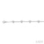 Diamond Station Chain Bracelet