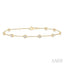 Diamond Station Chain Bracelet