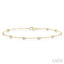 Diamond Station Chain Bracelet