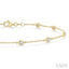 Diamond Station Chain Bracelet