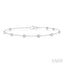 Diamond Station Chain Bracelet