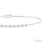 Bezel Set Petite Diamond Fashion Chain Bracelet