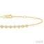 Bezel Set Petite Diamond Fashion Chain Bracelet