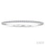 Diamond Halfway Straight Flex Bangle