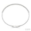 Diamond Halfway Straight Flex Bangle